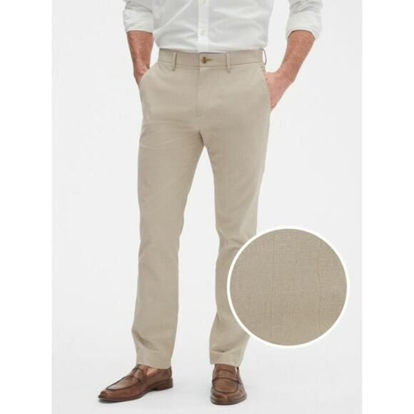 Banana Republic Pants Men Size 32 x‎ 30 Kentfield Beige Trousers Chino - Picture 1 of 6